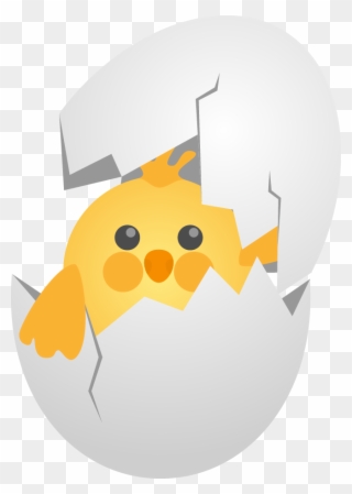 Vector Black And White Download Chick Vector Chicken - Вылупления Из Яйца Анимация Clipart