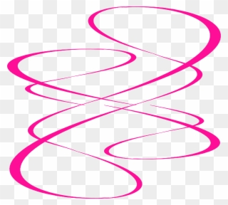 Pink Swirl Clip Art At Clker Com Vector Clip Art Online - Transparent Background Of Pink Swirls - Png Download