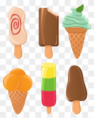 Ice Cream Vector Ice Cream Template, Ice Cream Clipart, - Ice Cream Vector - Png Download