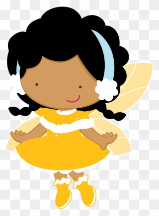 Anime Dolls Fairy Clipart Tinkerbell Fairies Say Hello - Fadinha Negra Png Transparent Png
