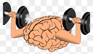 Chiropractic Adjustment Found To Improve Brain Function - Physical And Mental Strength Clipart