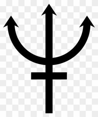 Open - Neptune Roman God Symbol Clipart