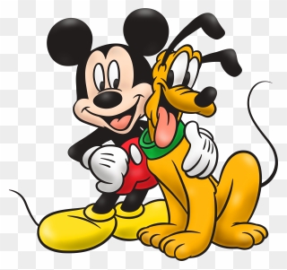 Mickey Mouse And Pluto Png Clip Art - Separador De Libros Mickey Transparent Png