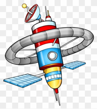 Фотки The Final Frontier, Space Station, Outer Space, - Space Station Cartoon Png Clipart