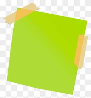 Sticky Note Clipart Png Transparent Png