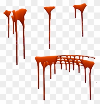 Orange Drip Png - Red Png Transparent Blood Trickle Clipart