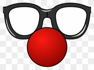 Goggles Clipart Cute Glass - Clown Nose Clipart - Png Download