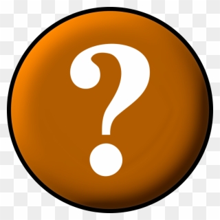 Circle Question Orange - Brown Question Mark Icon Clipart