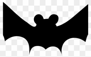 Drawn Bat Basic - Halloween Bat Drawing Clipart