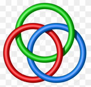Borromean Rings - Circle Clipart