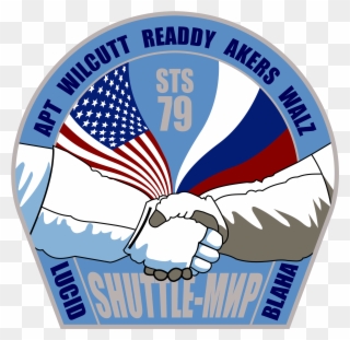 File - Sts-79 Patch - Svg - Sts 79 Mission Patch Clipart