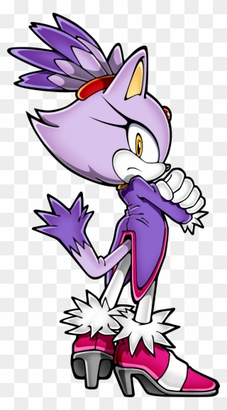 180-"well, I Don't Know About That, You've Got Some - Blaze The Cat Clipart