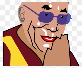 Tibet Clipart Dalai Lama - Dalai Lama - Png Download