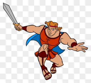 Shield Hercules Holding His Sword Hercules With His - Hercules Disney Toys Sword Clipart