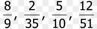 A Proper Fraction Has A Numerator Smaller Than The - Proper Fraction Clipart