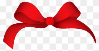 Red Hair Bow Png - Red Ribbon Png Transparent Background Clipart
