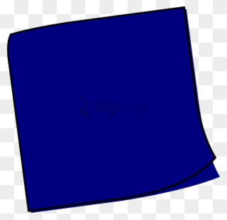 Dark Blue Sticky Note Svg Clip Arts 600 X 580 Px - Png Download