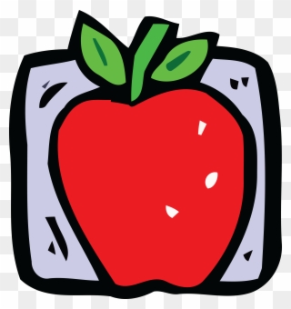 Free Clipart Of A Red Apple - Fresh Apple. Large Tote Bag - Png Download