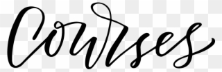 Webpage Courses Blog Shop Amanda Arneill - Lettering Clipart