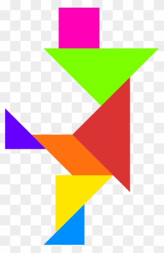 Car Puzzle Tangram Triangle Logo - Tangram Clipart