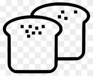 Bread Slice Comments - Bread Clipart