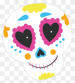 Our First Día De Los Muertos - Mommy's Sugar Skull Throw Blanket Clipart