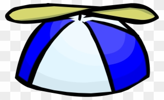 Blue Propeller Cliparts - Gorro Con Helice Png Transparent Png