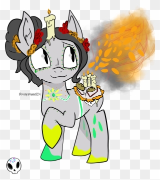 Foxsystem12, Candle, Colours, Dia De Los Muertos, Ear - Cartoon Clipart