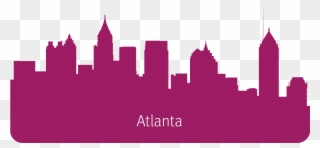 Why Cities - Marlene Watson - Atlanta Georgia Skyline 1 Canvas Clipart