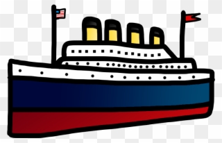 The Titanic - Book Clipart
