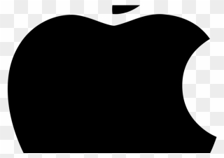 Apple Iphone Clipart Clipart Black And White - Apple - Png Download