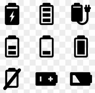 Graphic Royalty Free Icons Free Vector Battery Status - Battery Icon Vector Clipart