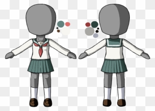 Byakudan Female Uniform - Portable Network Graphics Clipart