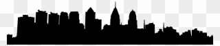 Image Free Detroit Skyline Clipart - Philadelphia Skyline Silhouette - Png Download