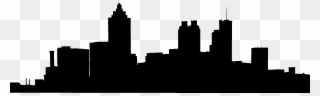 Atlanta Skyline Vector - Atlanta City Silhouette Png Clipart