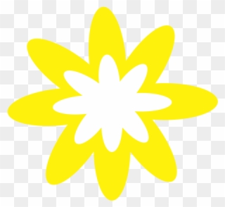 Free Yellow Burst Flower - Website Dashboard Icons Clipart