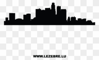 Silhouette Los Angeles Decal - Los Angeles Skyline Png Clipart