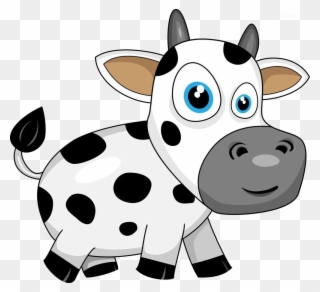 Clipart Royalty Free Cattle Illustration Cartoon Cow - Calf Cartoon - Png Download
