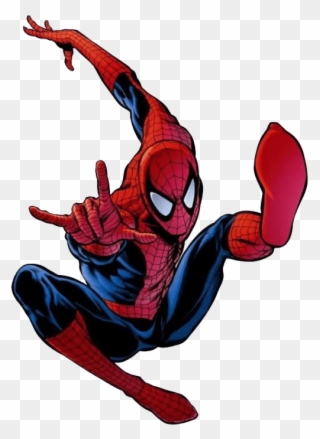Spider Man Flying Stickpng - Spiderman Png Clipart