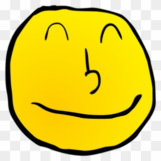 A Happy Smiling Face By Vigorousjammer On Clipart Library - Smiley - Png Download