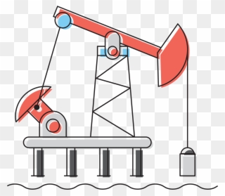 Clip Free Download Extraction Of Petroleum Field - Extraccion De Petroleo Dibujo - Png Download