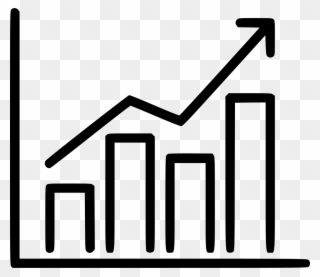 Png Black And White Bussiness Analysis Chart Document - Statistical Report And Chart Clipart