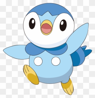 Anime Boy Clipart Goth - Piplup Pokemon - Png Download