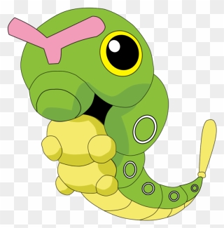 Pokeball Clipart Transparent Background - Caterpie Pokemon - Png Download