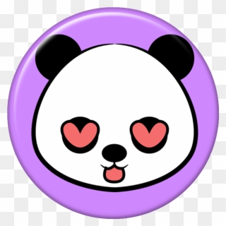 Pop Selfie Panda Lover - Popsocket Panda Clipart