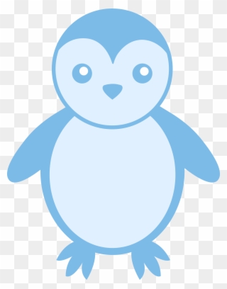Cartoon Penguin Clipart Transparent - Cartoon Little Blue Penguin - Png Download