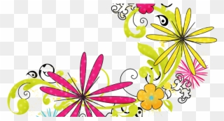 Abstract Floral Frame Png - Gambar Bunga Png Hd Clipart