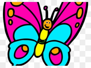 Cartoon Picture Of Butterfly Clipart