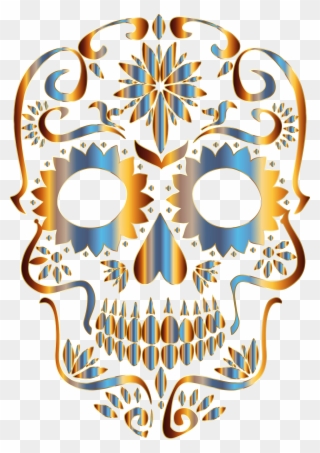 Png Sugar Skull - Sugar Skulls No Background Clipart