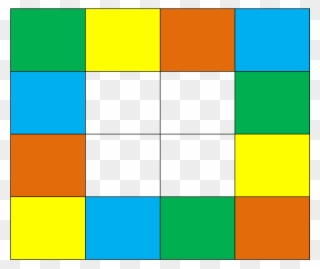 Çocuklar İçin Renkli Sudoku- 1 - Flag Clipart